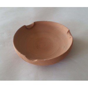 Scrumiera smalt interior si exterior cu model personalizabil